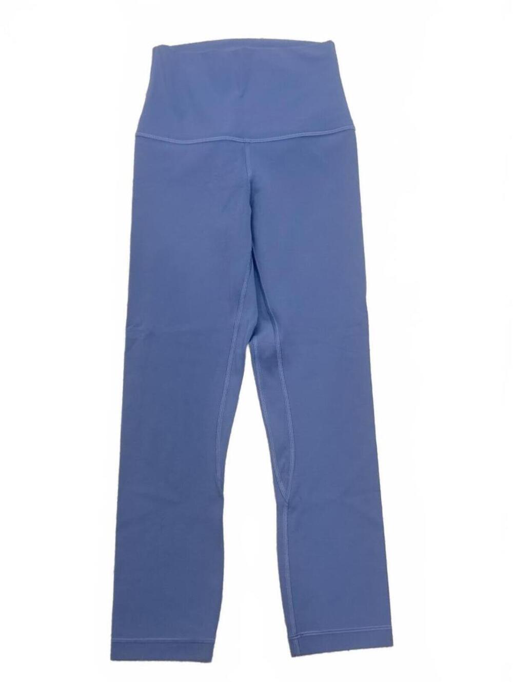 Lululemon Align Crop Leggings Water Drop Blue High‎ Rise Yoga Pants Size 2